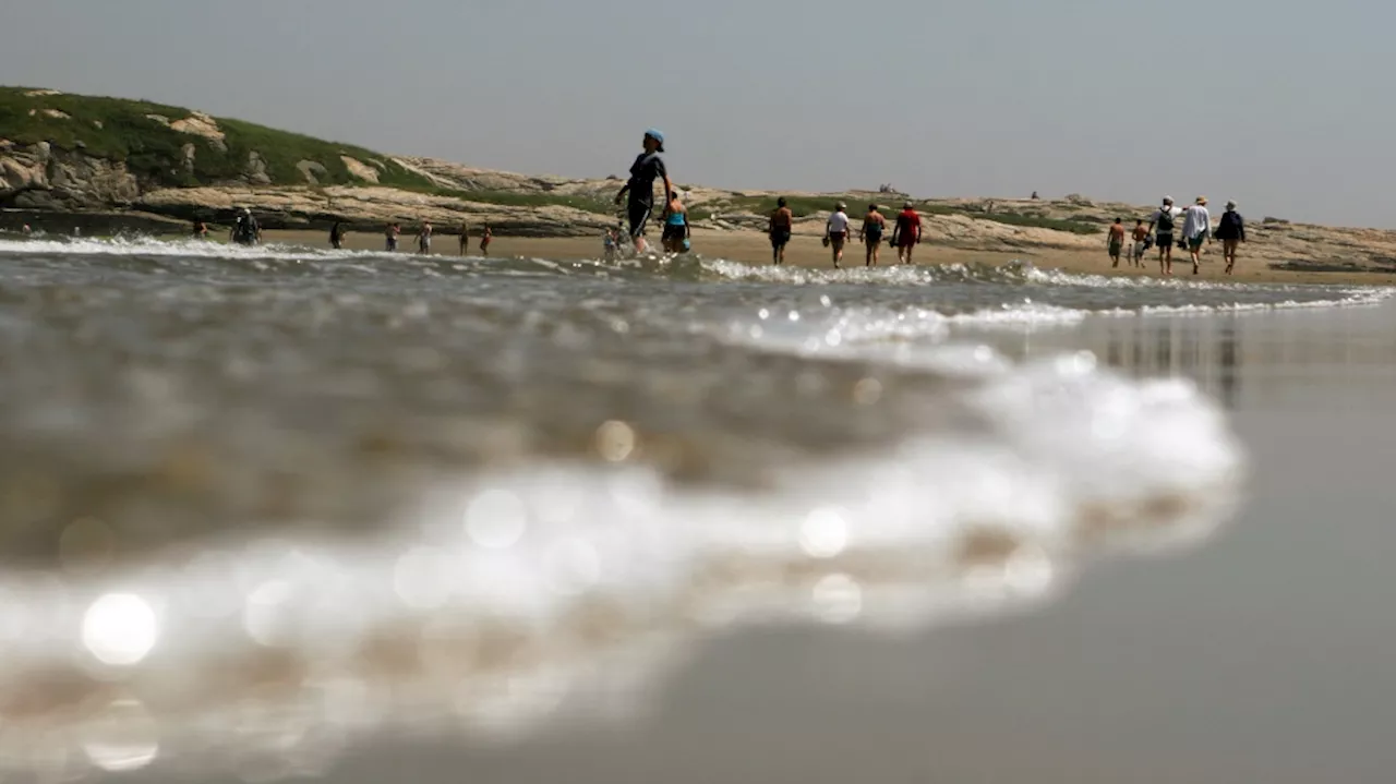 Quicksand doesn’t just happen in Hollywood, it happened on a Maine beach