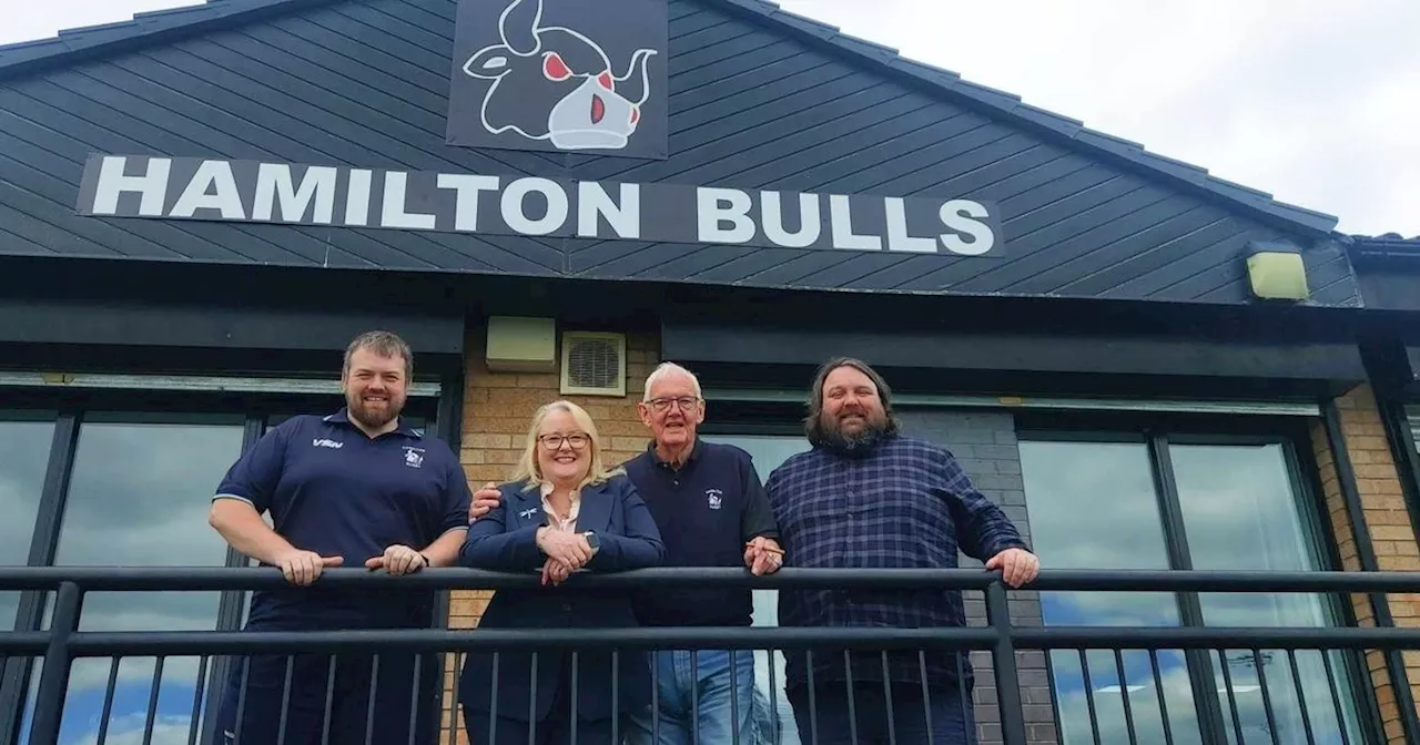 Hamilton Rugby Club welcomes MSP Christina McKelvie