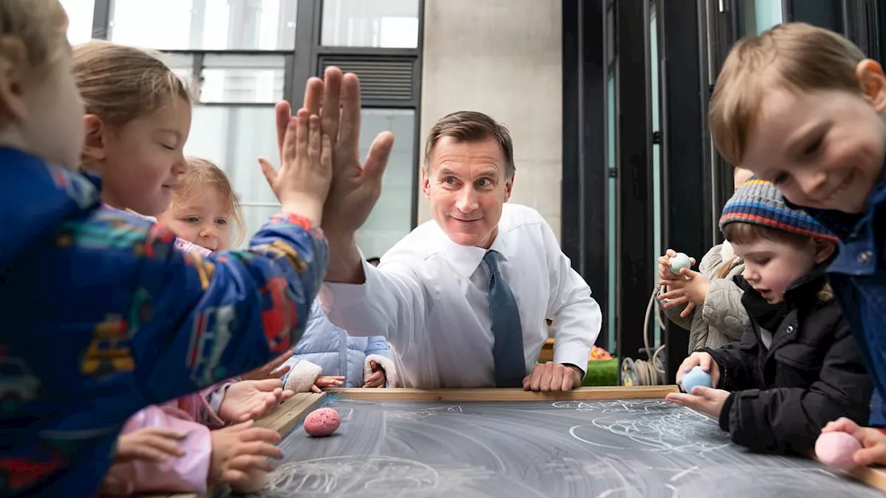 Jeremy Hunt vows 700,000 families will get £1,500 'tax cuts' under Tories' £1.3billion child benefit...