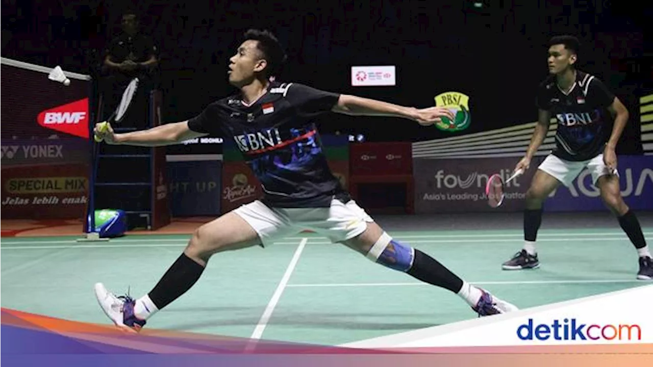 Tumbang Dalam Duel Sengit, Bagas/Fikri Gagal ke Semifinal Indonesia Open 2024