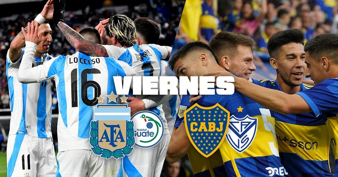 La particularidad del viernes 14 de junio: Boca y la Selección jugarán en continuado