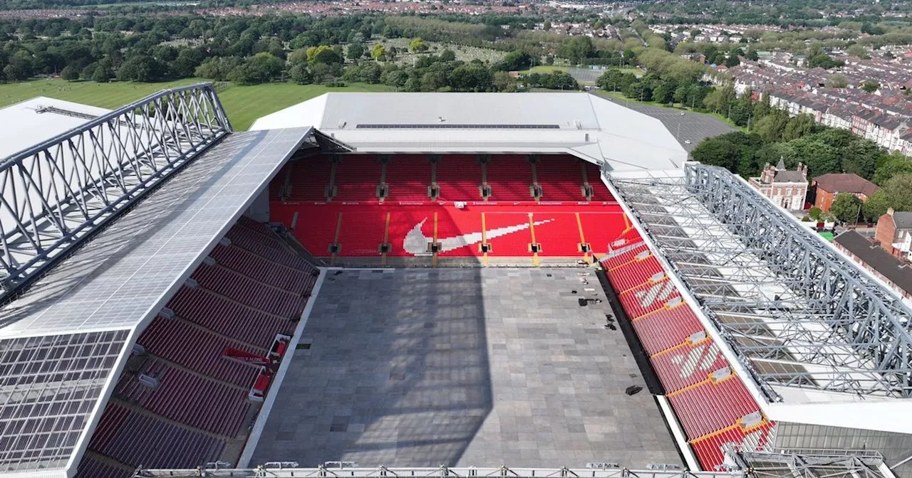 First look at Anfield Stadium transformed ahead of Taylor Swift Eras Tour