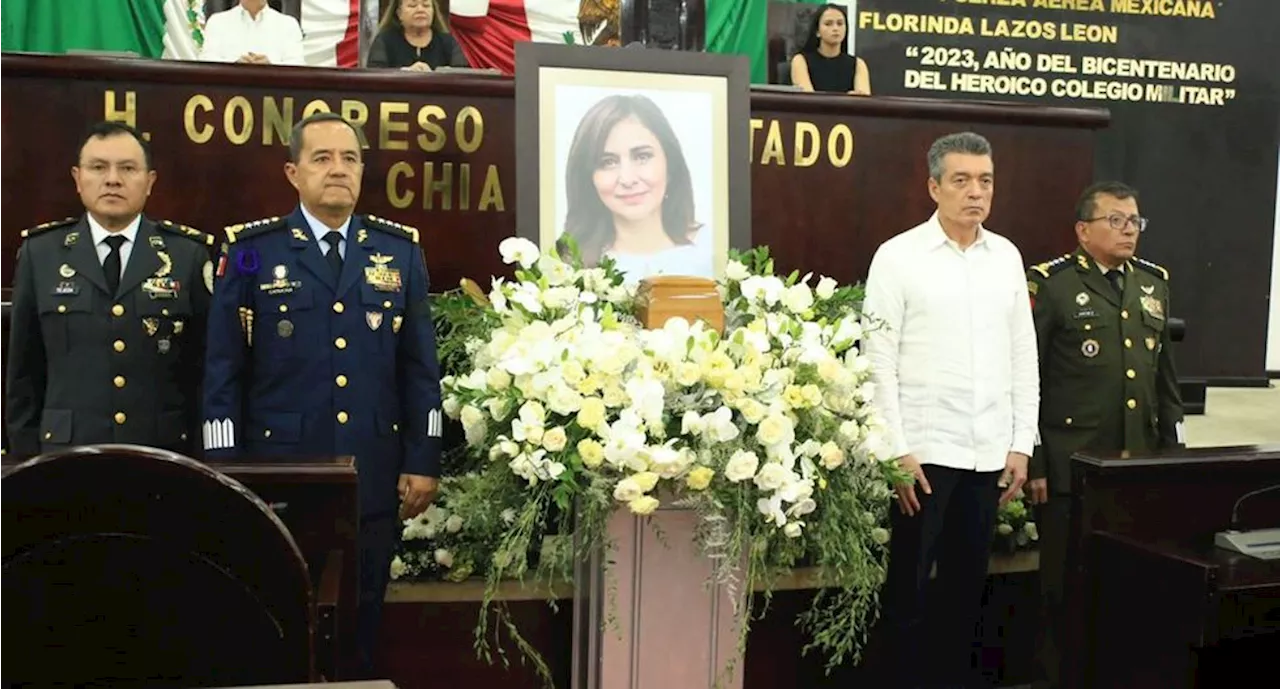 Congreso de Chiapas rinde homenaje a Rosalinda López, esposa del gobernador Rutilio Escandón