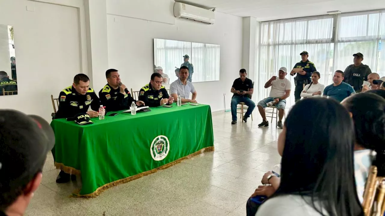 Policía anuncia refuerzo en seguridad para comerciantes de Malambo