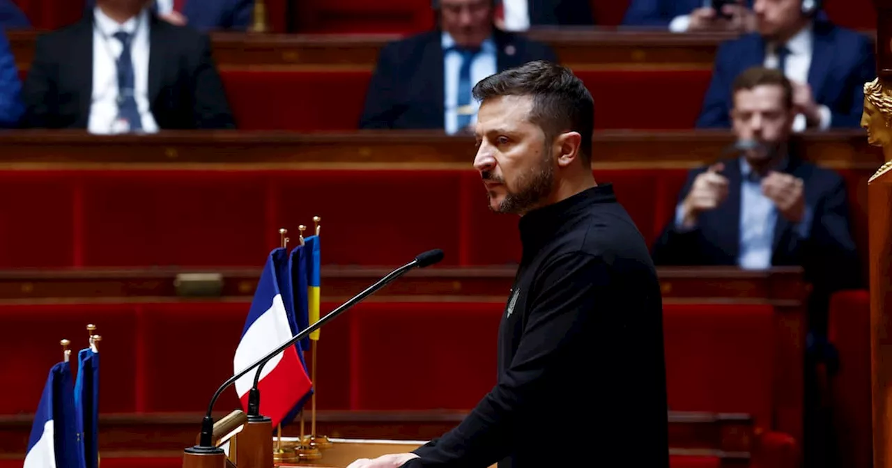 Volodímir Zelenski en Francia: “Europa ya no es un continente de paz”