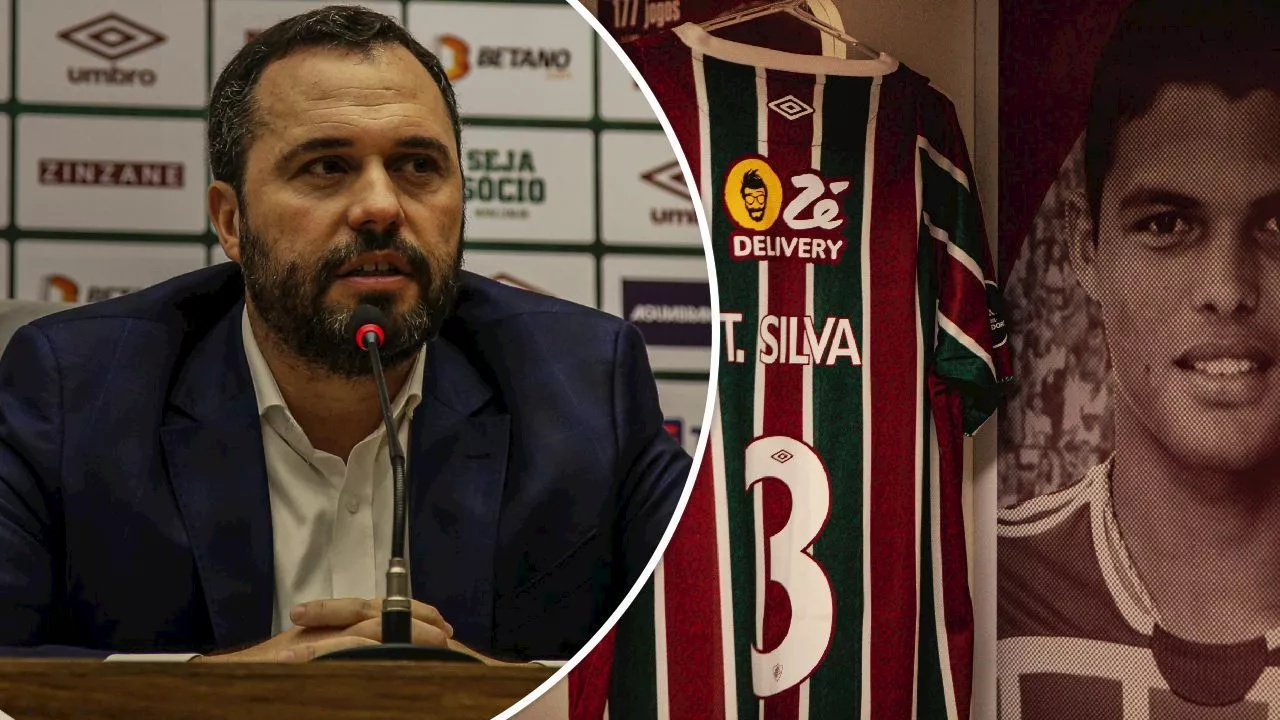 Presidente do Fluminense crava Thiago Silva como 'maior zagueiro do mundo'