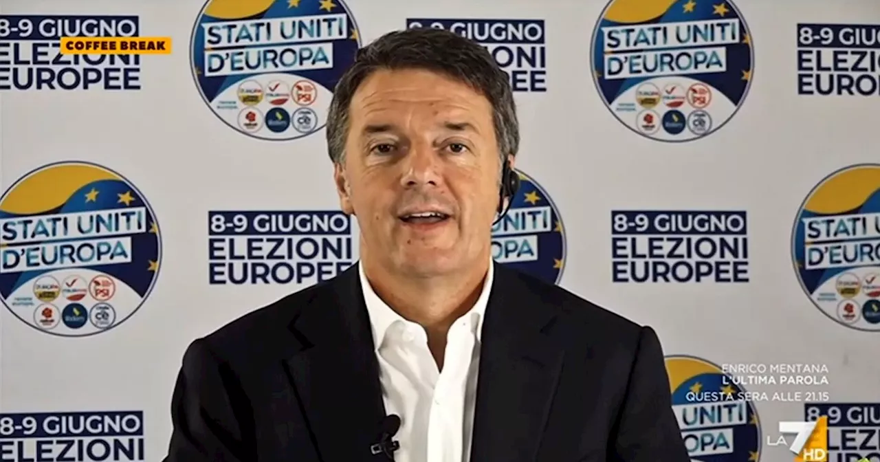 Europee, Renzi a La7: “C’era l’ipotesi di candidare Eva Kahili, poi abbiamo scelto Caiazza…