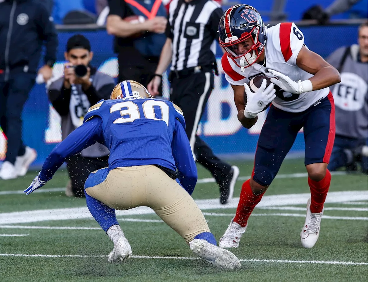 Alouettes hand sloppy Blue Bombers 27-12 loss to open CFL campaign