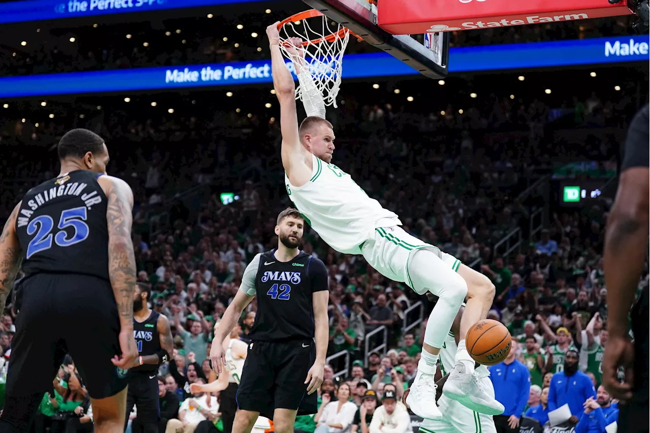 NBA: Kristaps Porzingis' return sparks Celtics in Finals opener