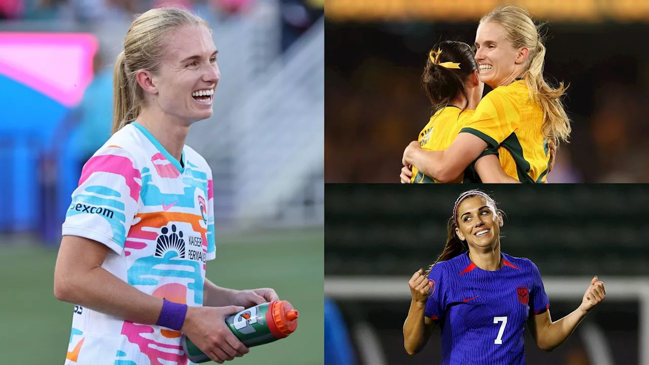 Inside Kaitlyn Torpey’s ‘whirlwind’ 2024 as the Matildas newbie prepares to face San Diego Wave team-mates Alex Morgan & Jaedyn Shaw at the Olympics