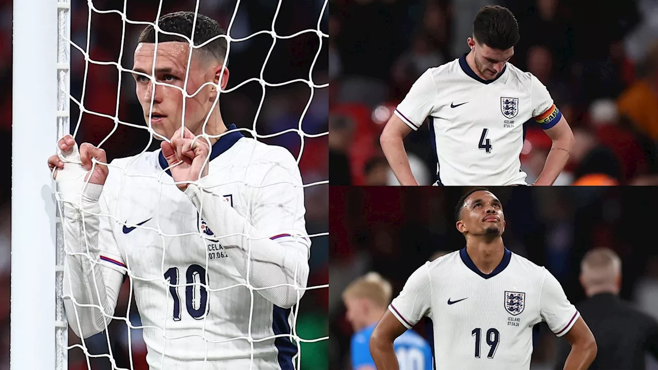 No cutting edge, no fit centre-backs, no hope?! Winners and losers as awful England embarrass themselves against Iceland in Euro 2024 send-off