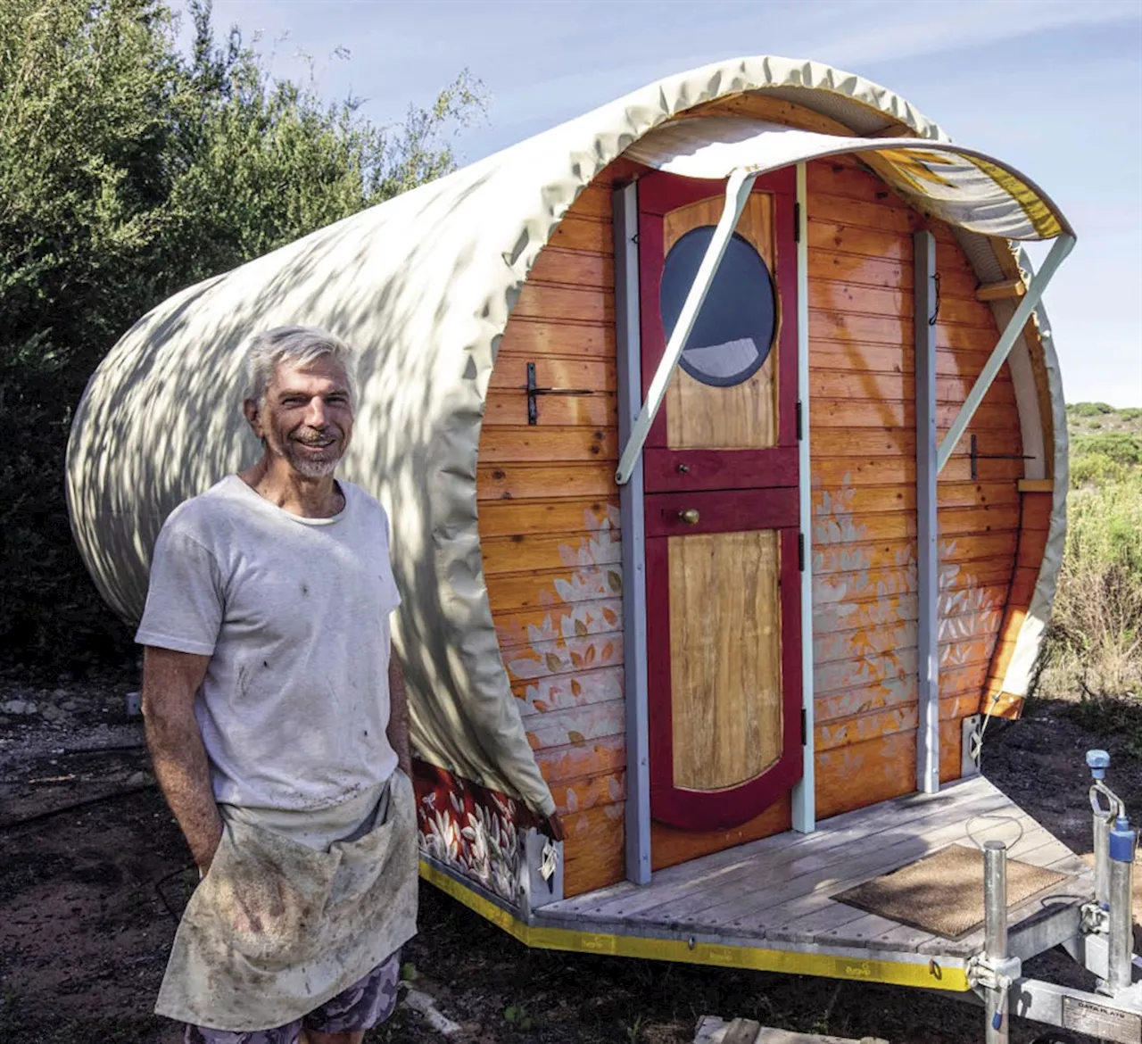 This craftsman’s handmade caravans bring him joy