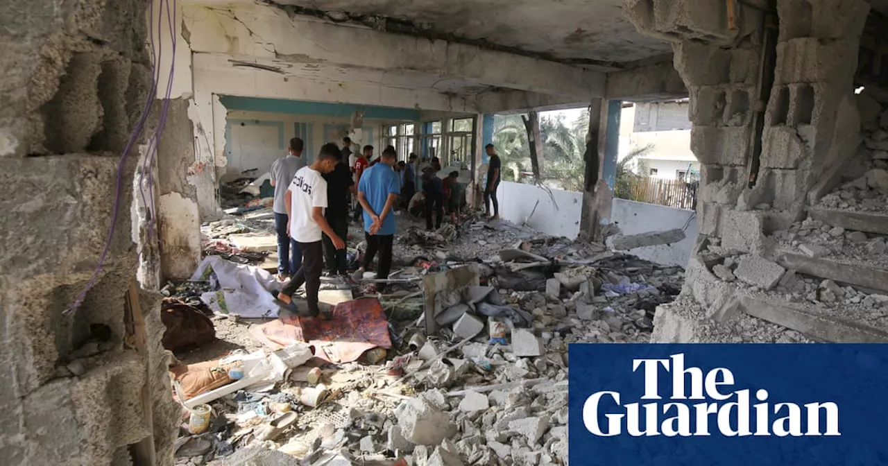 Survivors of Israeli strike on Gaza school describe finding children’s bodies