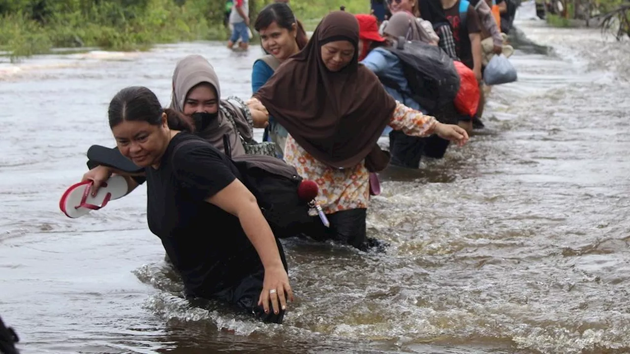 Banjir di Kalteng Meluas, Tiga Kabupaten Tetapkan Status Darurat Banjir