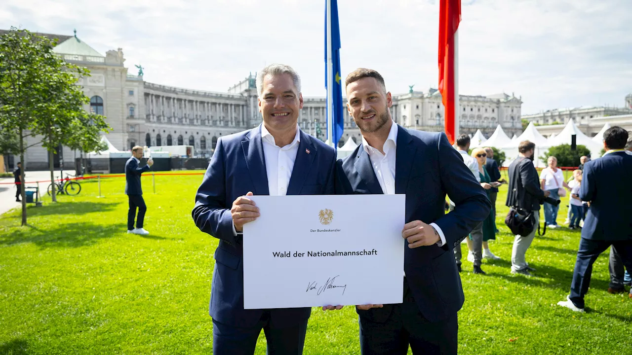 So überrascht der Kanzler Marko Arnautovic vor der EURO