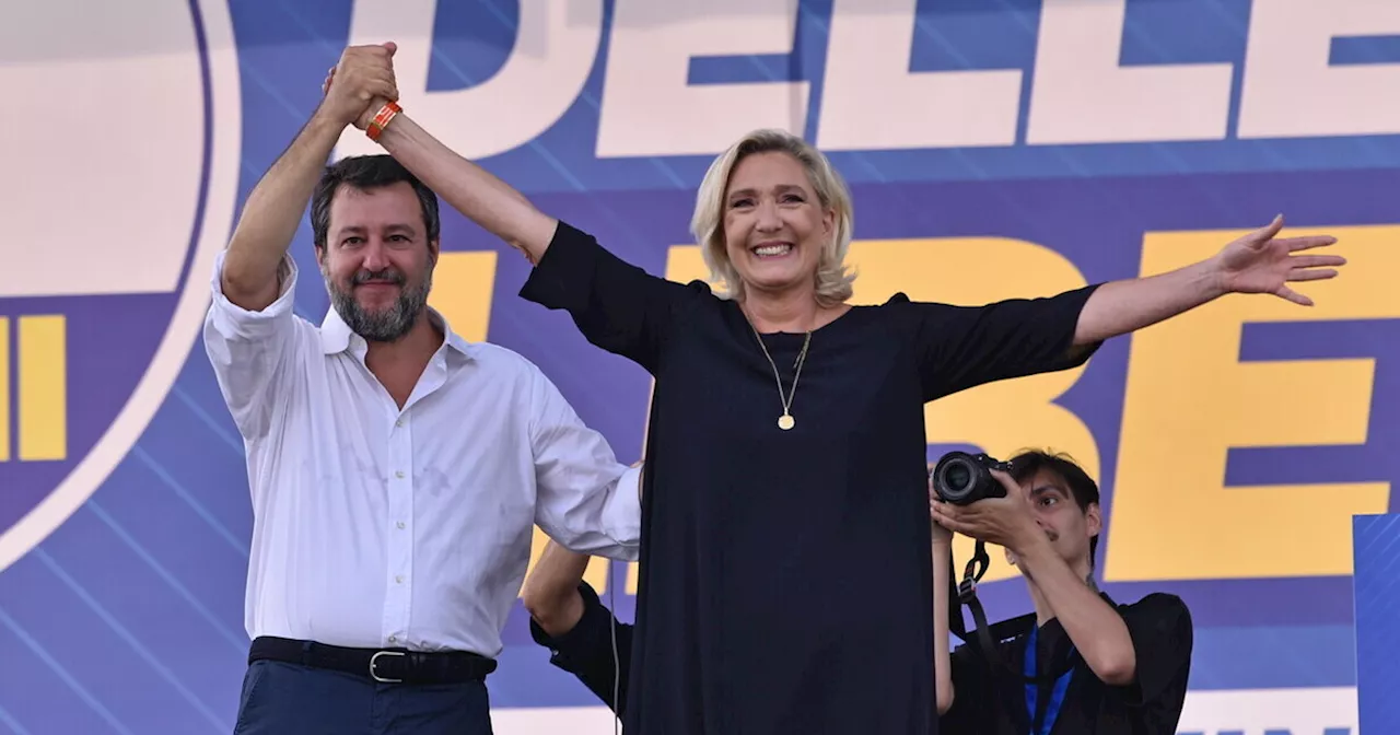 Le Pen contro la politica europea sui migranti che piace a Meloni