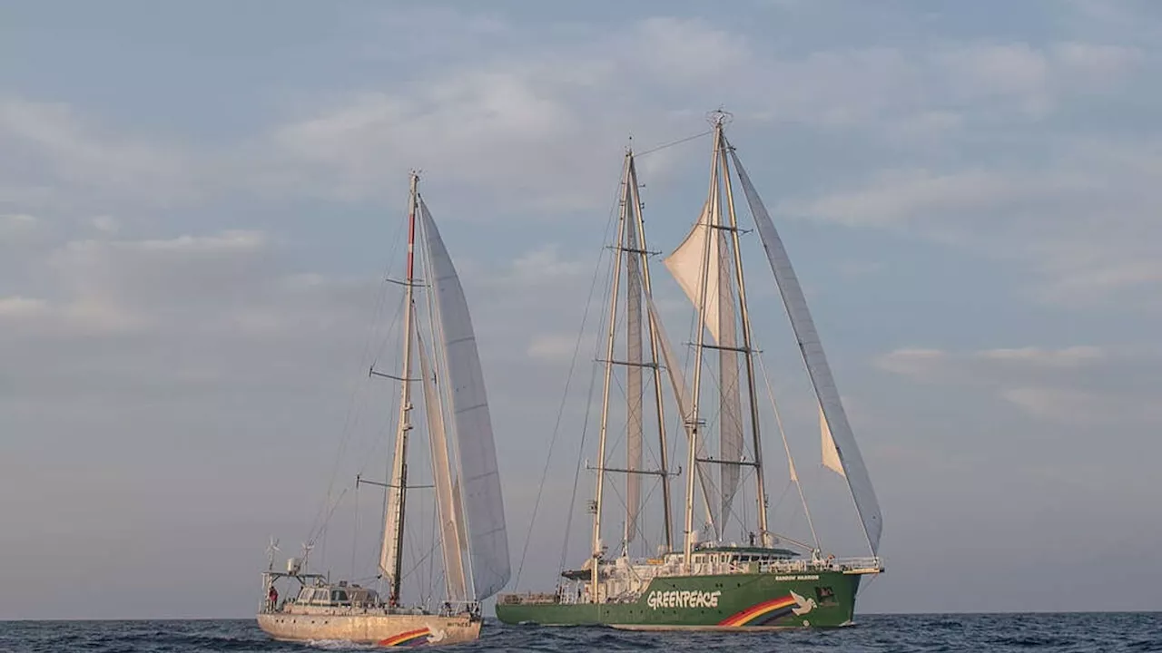 21,500 square feet of sails to power 100% green ship built by Greenpeace