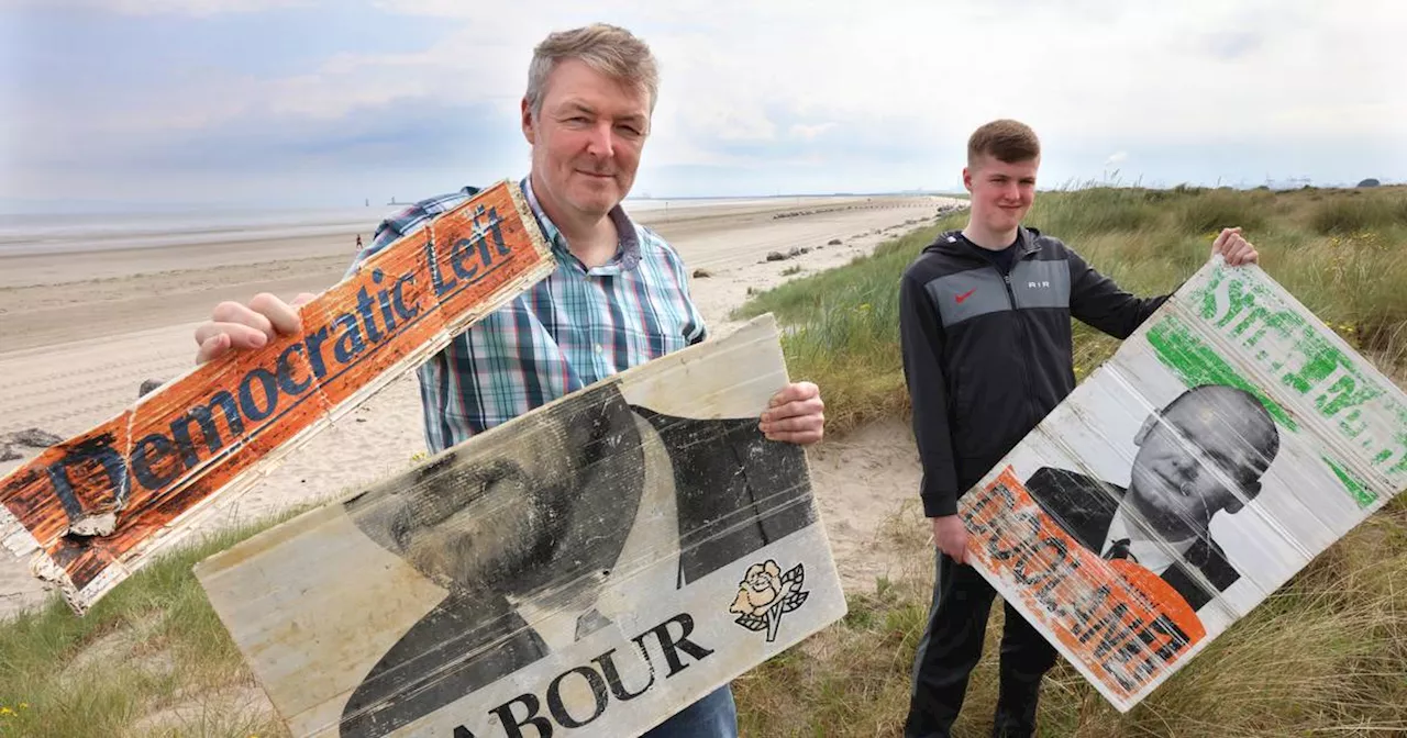 Concerns loose election posters are polluting marine environment