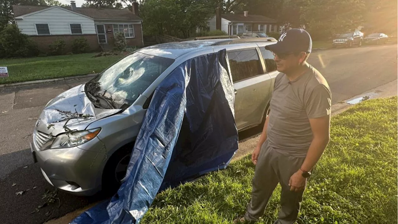 Maryland tornado destroys family's van for daughter who uses wheelchair