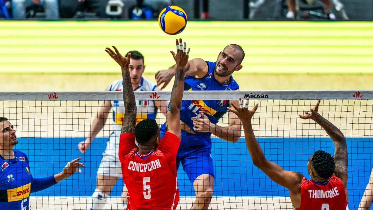 Vnl 2024 maschile: Italia, vittoria pesante contro Cuba