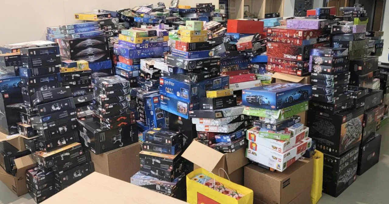 Thousands of boxes of Lego toys recovered in bust of theft ring, police say