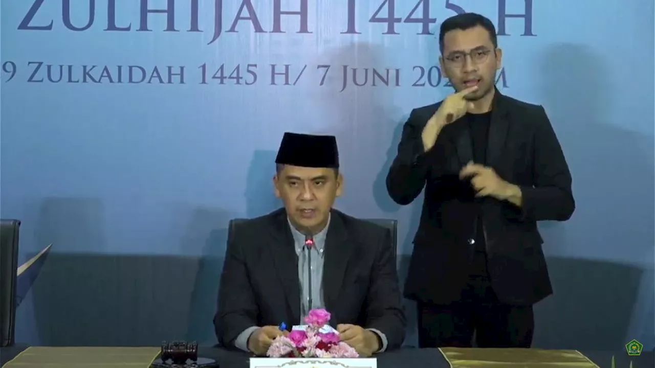 Hasil Sidang Isbat Awal Zulhijah: Hari Raya Idul Adha 1445 H Jatuh pada 17 Juni 2024