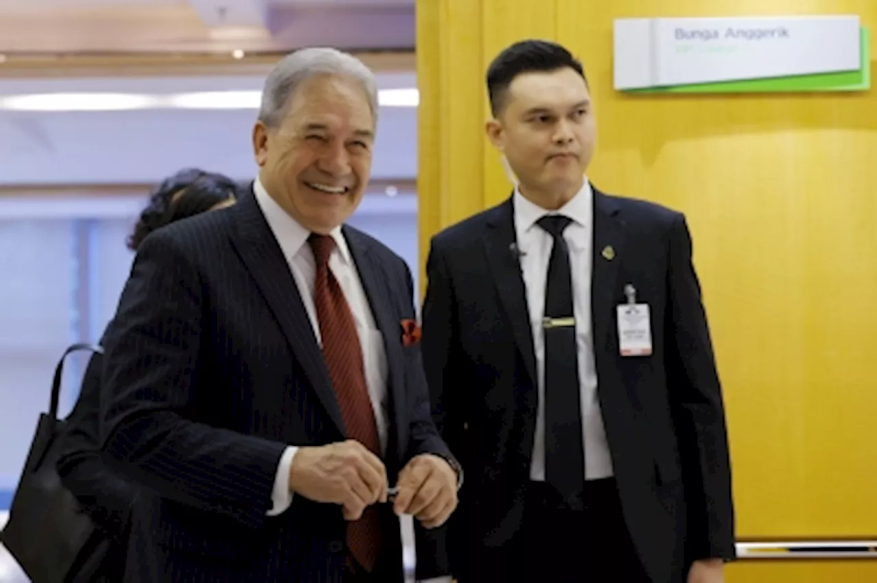 PM Anwar receives courtesy call from New Zealand DPM Winston Peters