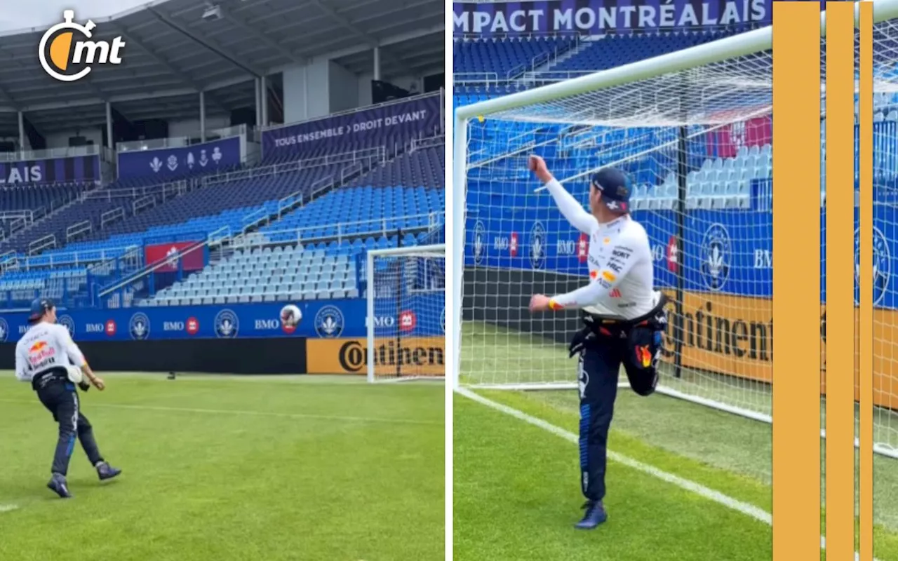 Checo Pérez le marcó un penal a lo Panenka a Max Verstappen