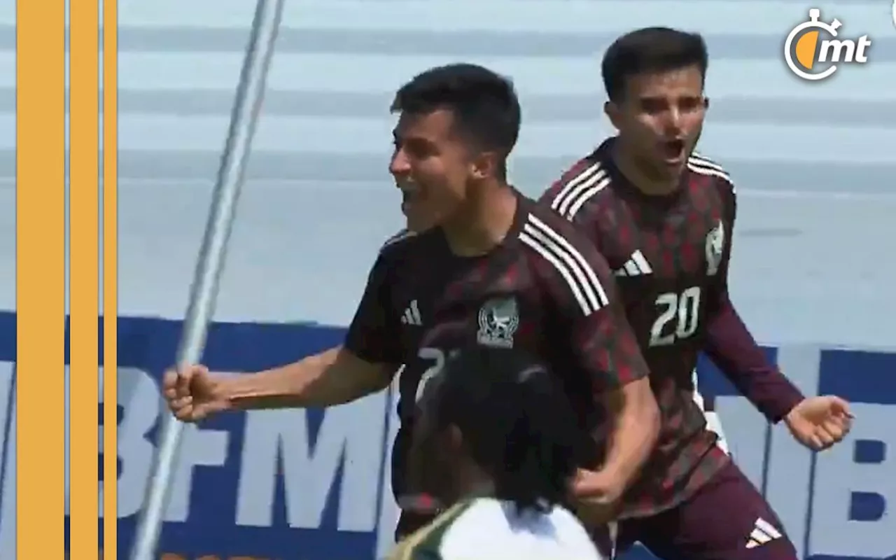 México Sub-23 consigue gran victoria ante Arabia Saudita; Martínez Dupuy brilló