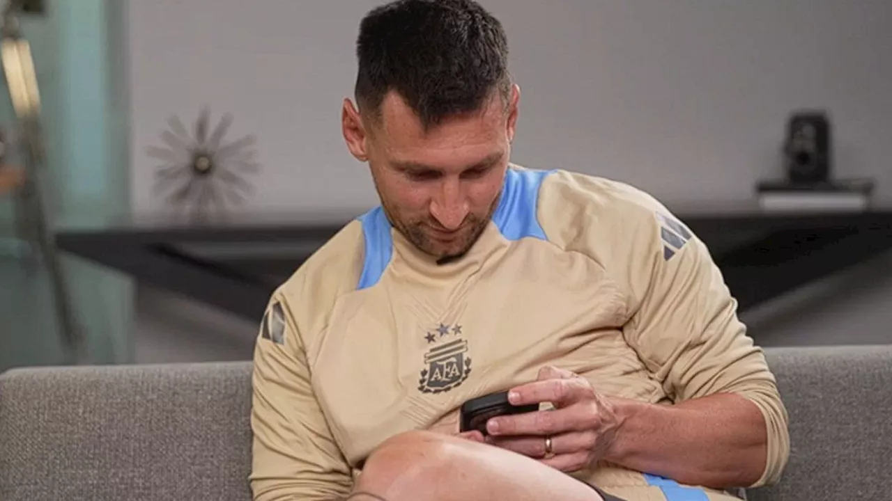 Lionel Messi contó detalles del grupo de WhatsApp de la Selección Argentina