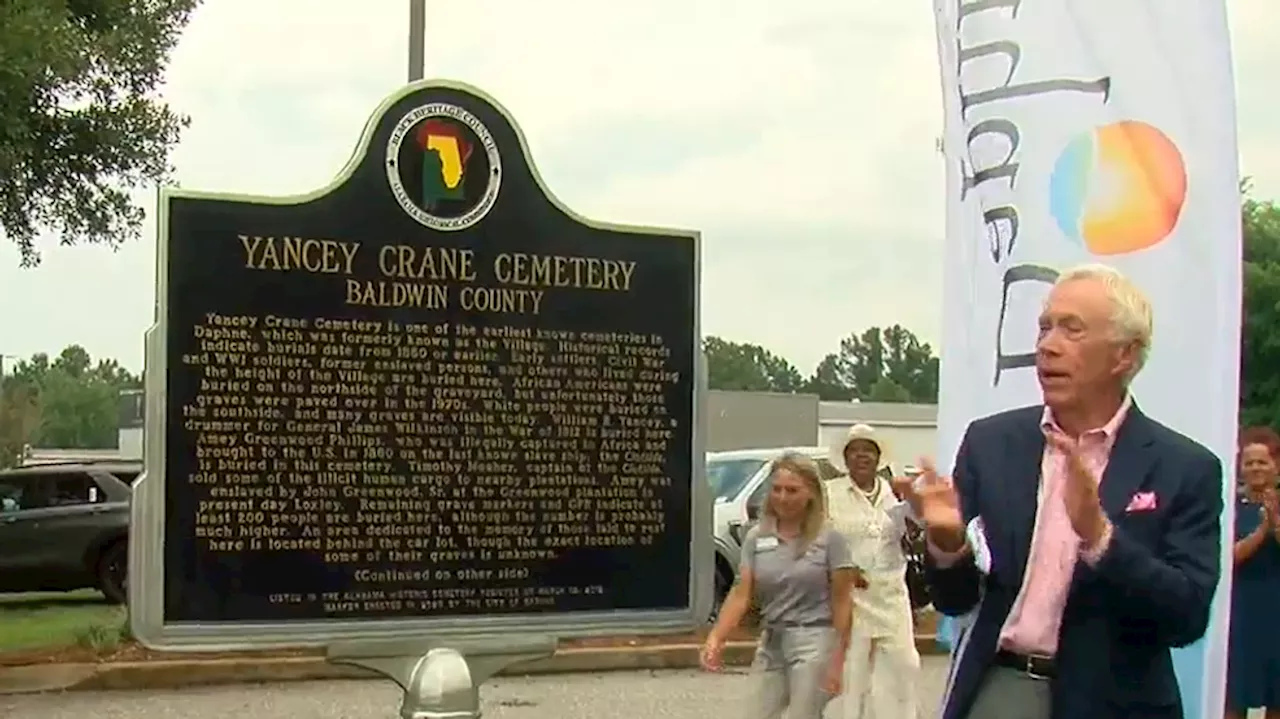 Daphne's overlooked cemetery recognized, honoring slaves and soldiers on D-Day anniversary