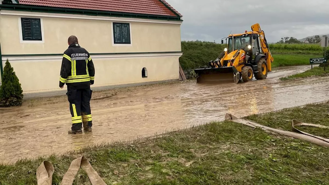 148 Feuerwehreinsätze im Bezirk St. Pölten nach Starkregen