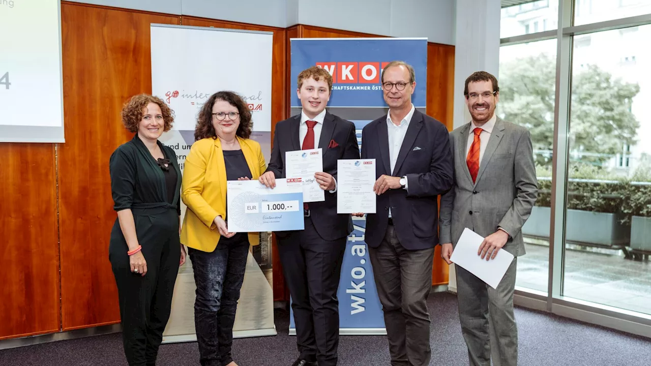 Schüler des Gymnasiums Bad Vöslau als Geographie-Champion