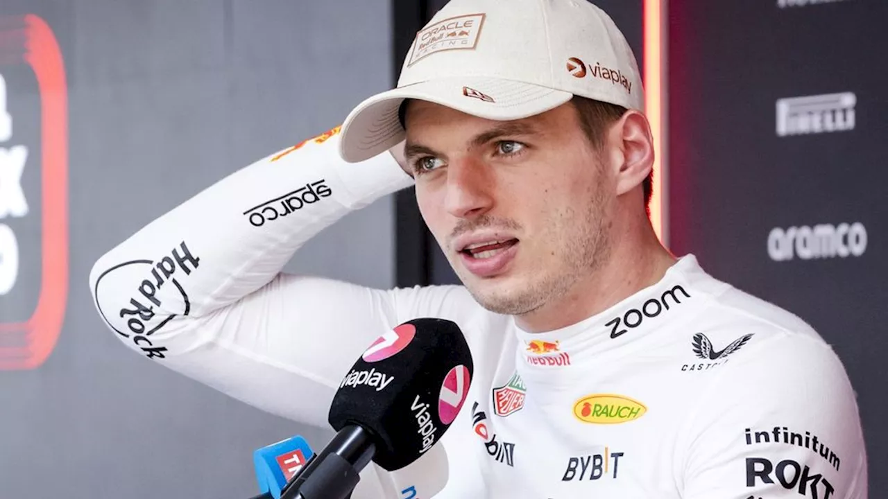 Formule 1-auto's 30 kilo lichter, Verstappen had er liever 150 kilo af gehad