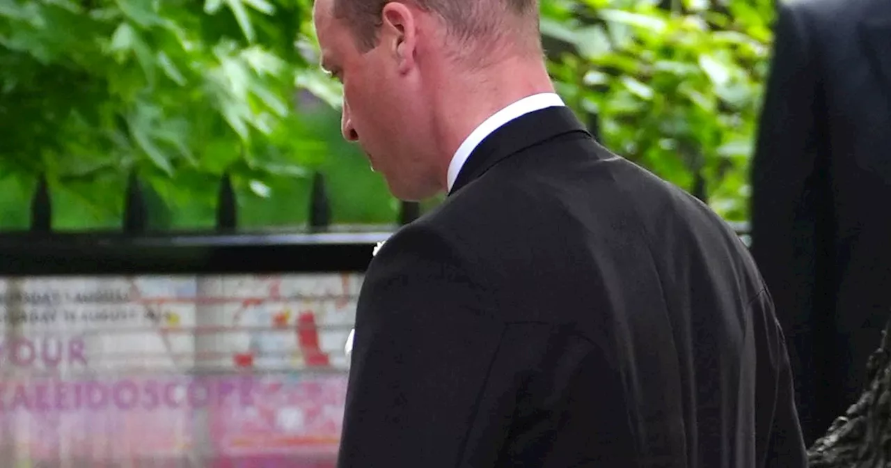 Prince William arrives at Duke of Westminster's wedding without Kate Middleton