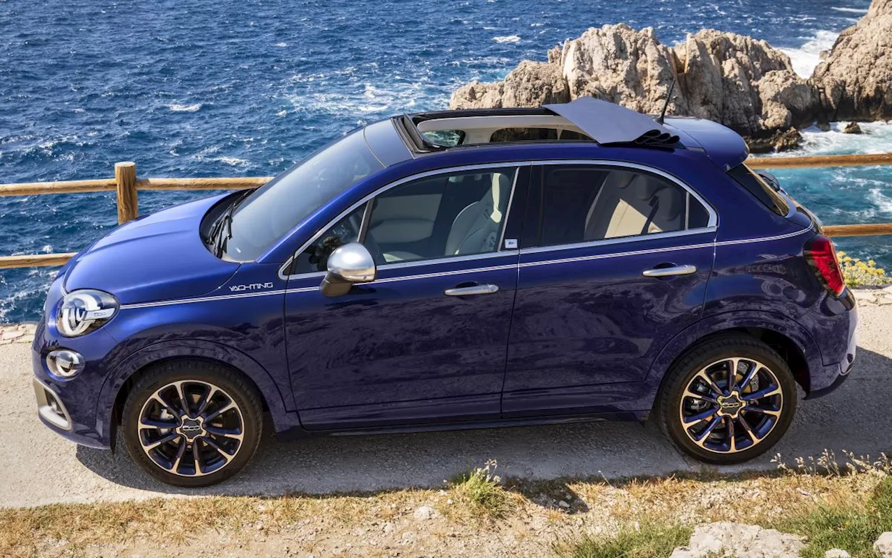 Fiat 500X Yachting gets full-length fabric sunroof to celebrate la dolce vita