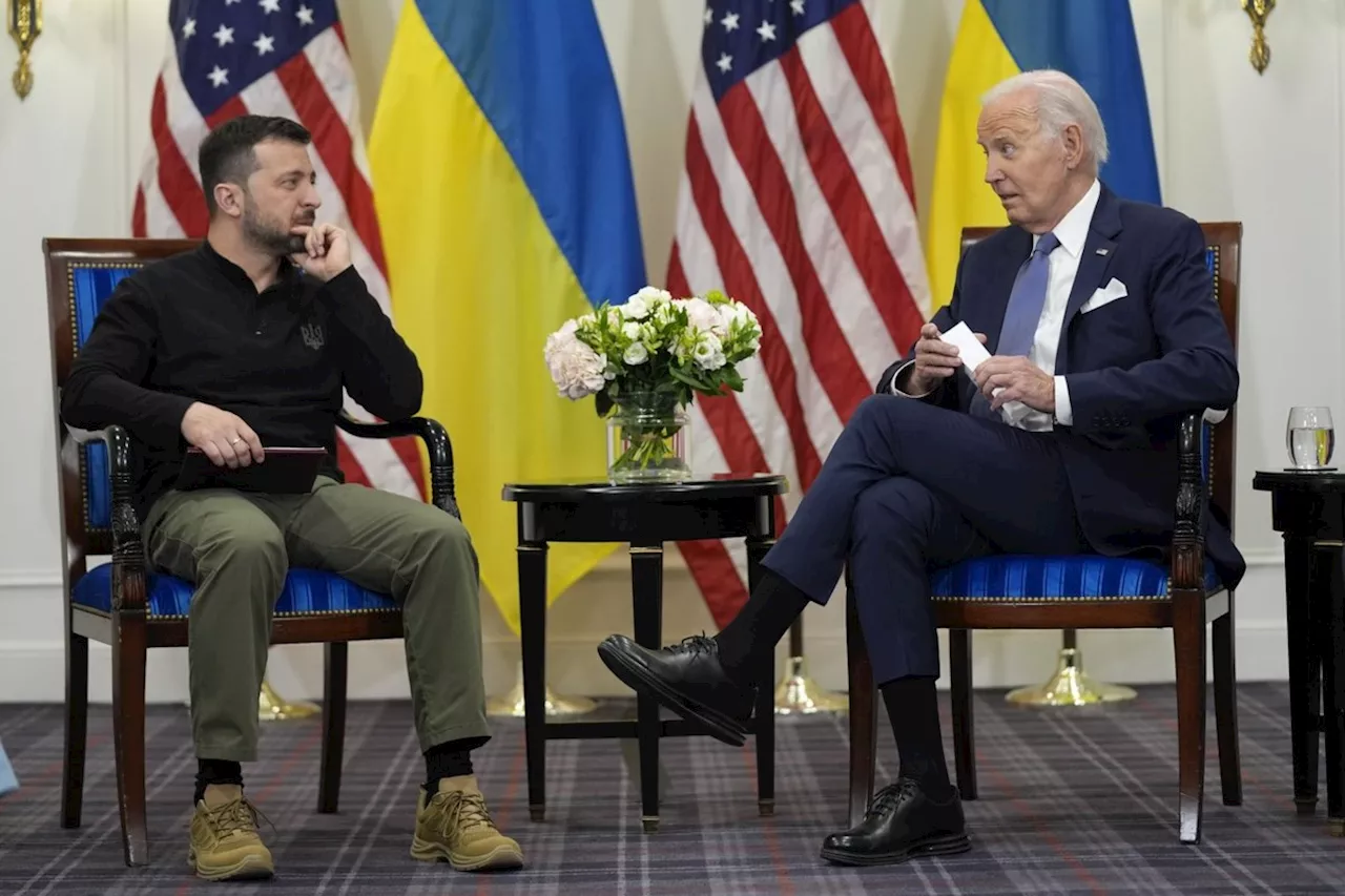 Biden apologizes to Ukraine's Zelenskyy for monthslong holdup to weapons that let Russia make gains