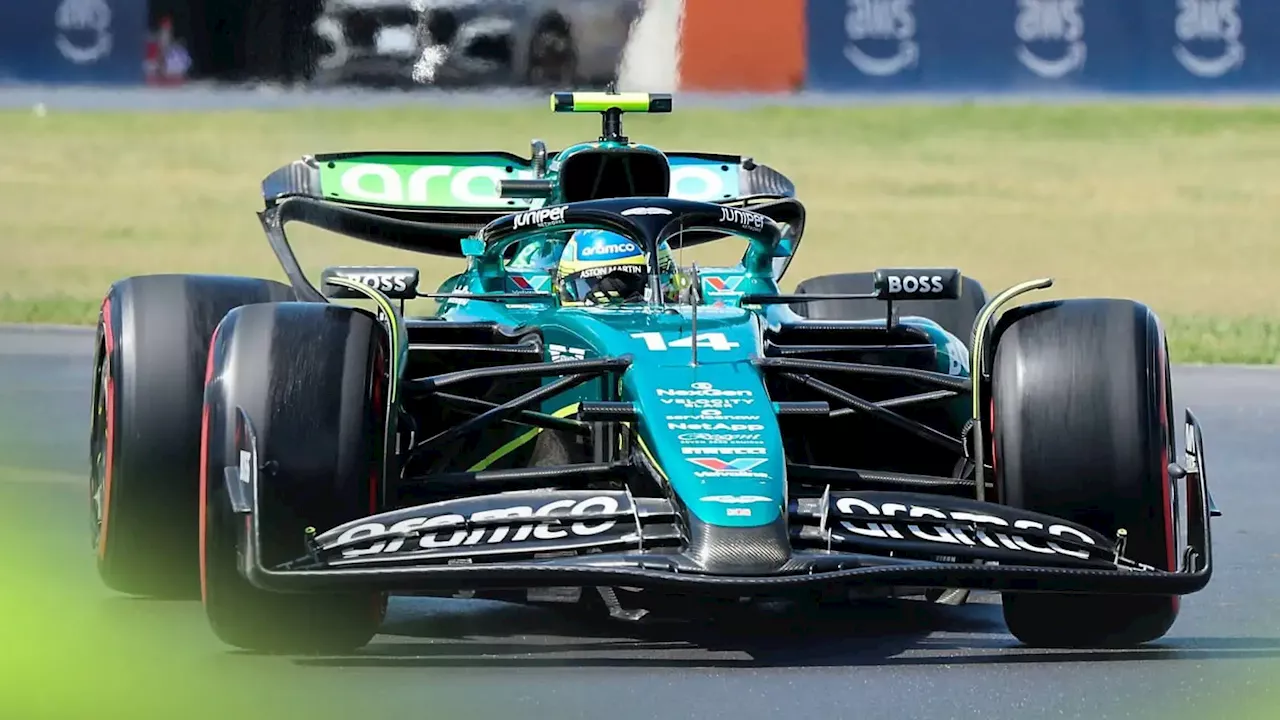 Canadian GP: Fernando Alonso sets FP2 pace as rain returns