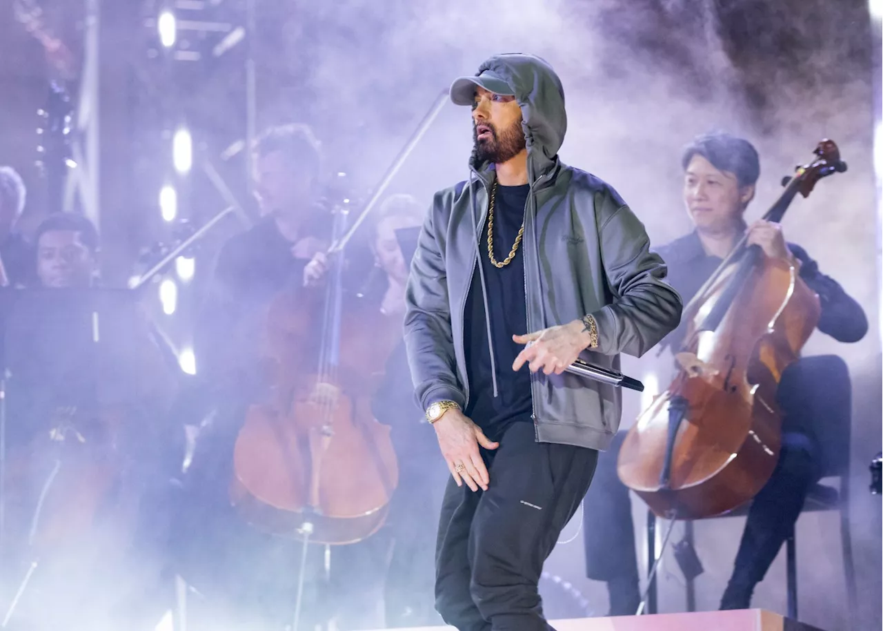 See Eminem Debut ‘Houdini’ and Perform With Jelly Roll at Detroit’s Michigan Central Concert