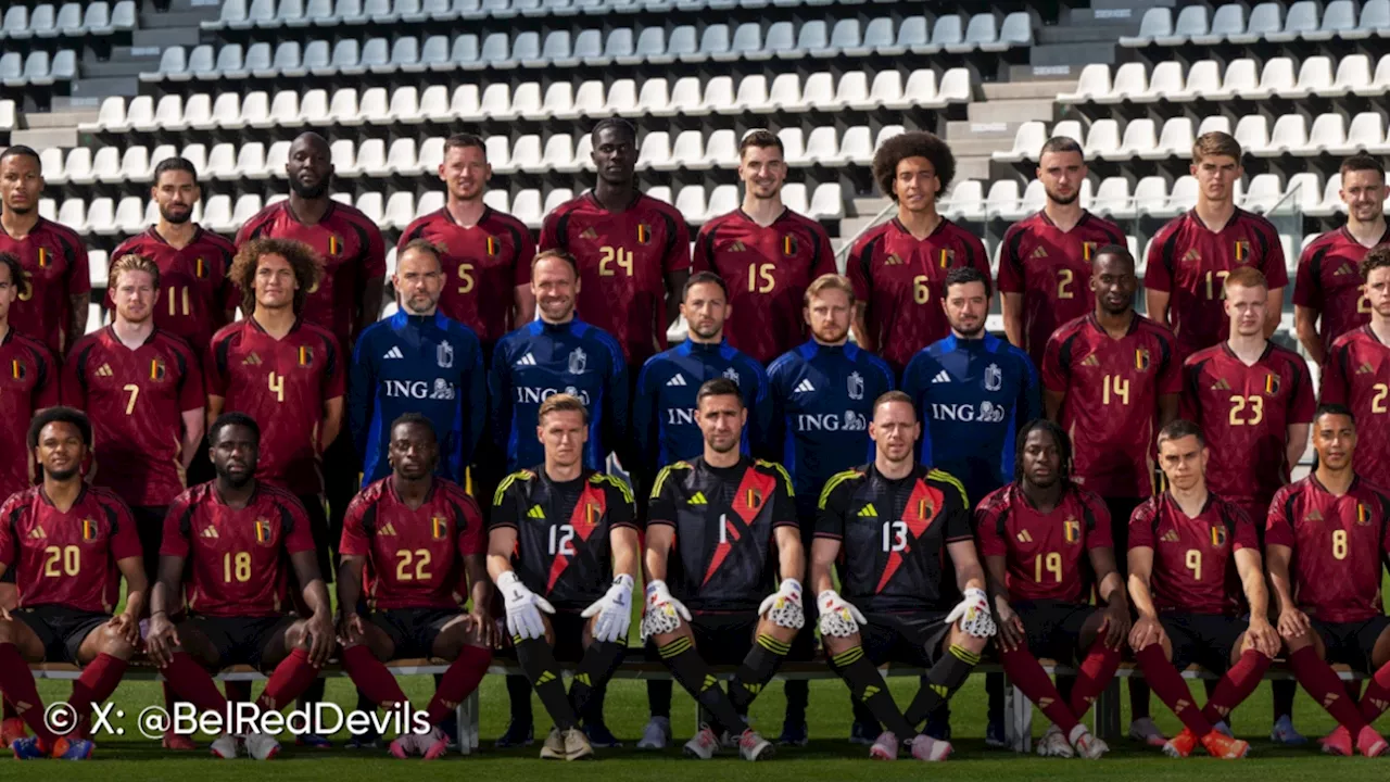 Euro 2024: voici les numéros de maillots des Diables Rouges