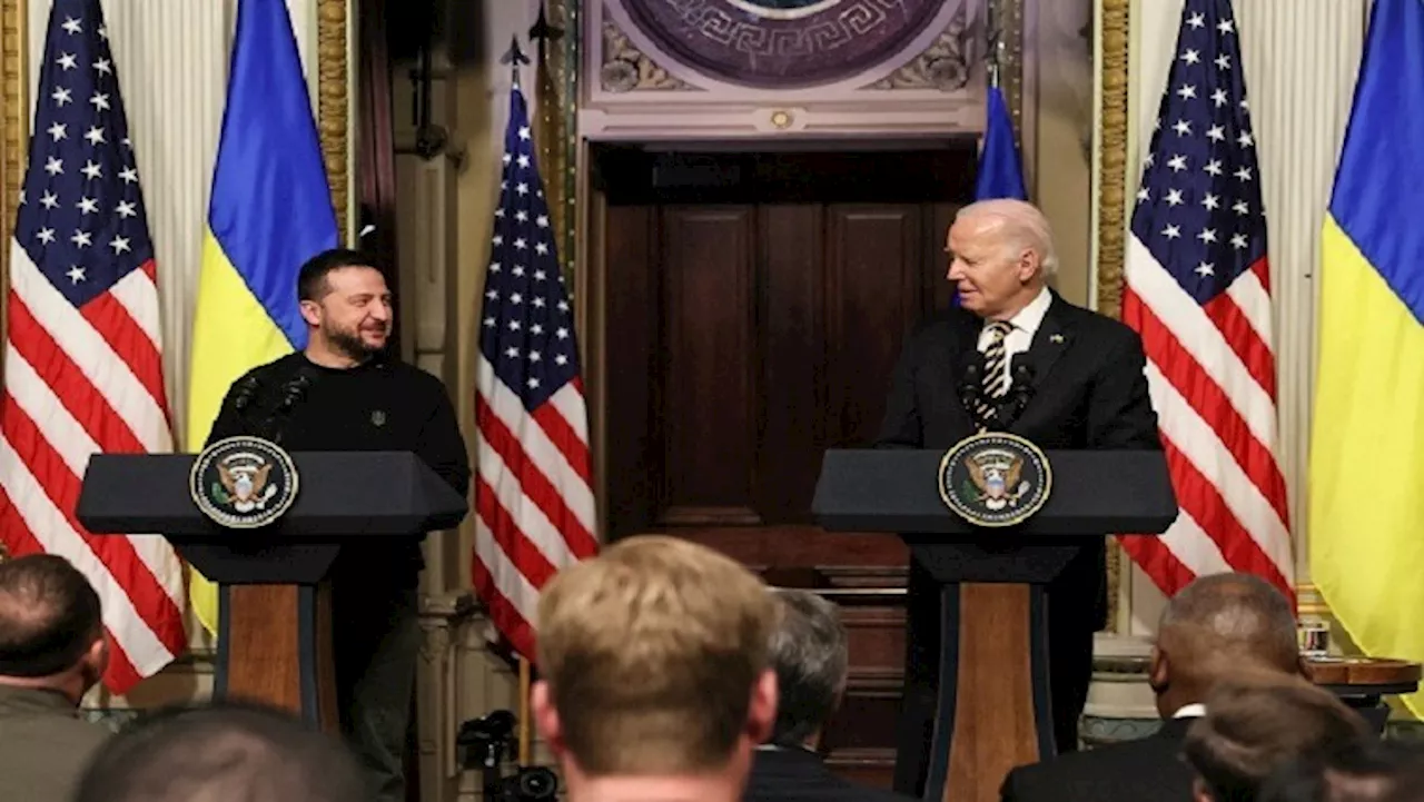 Biden apologises to Zelenskiy for congressional delays to US aid - SABC News