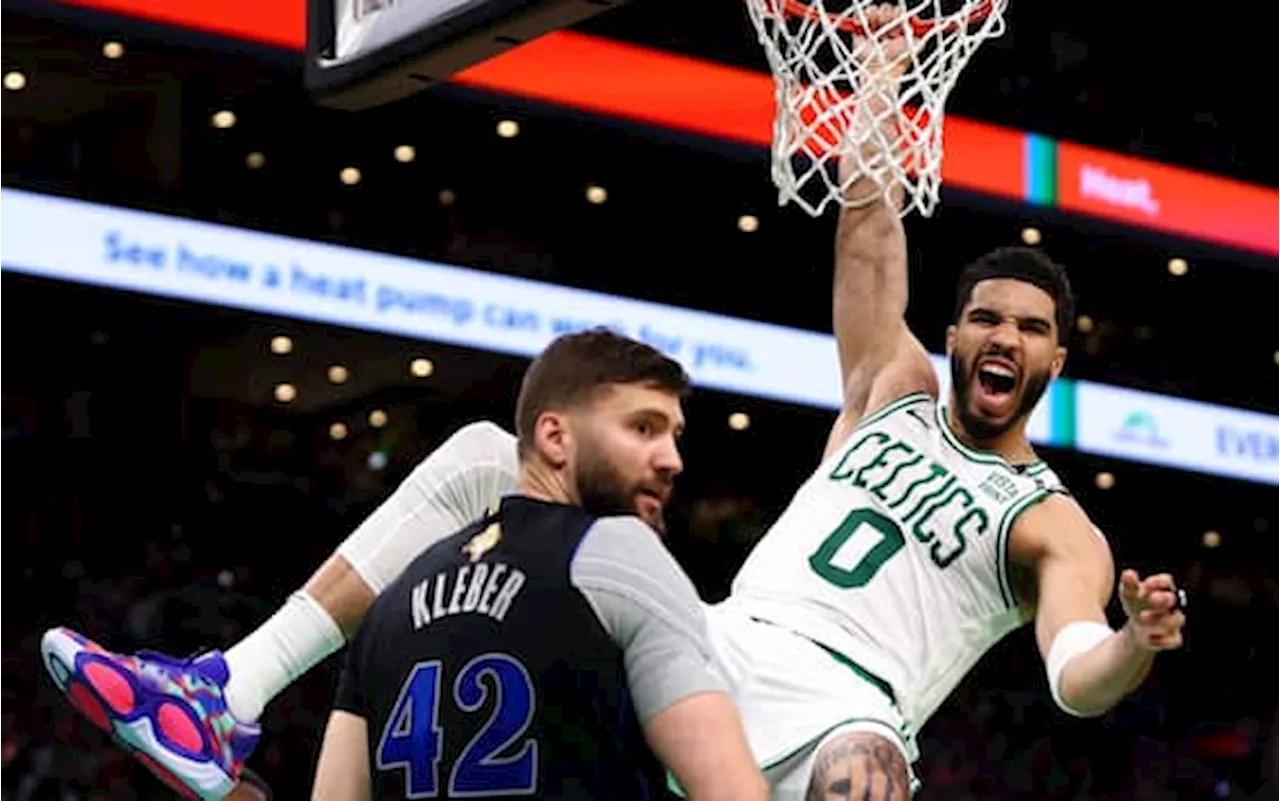 NBA Finals, Boston-Dallas 107-89: Celtics a valanga, è 1-0 nella serie