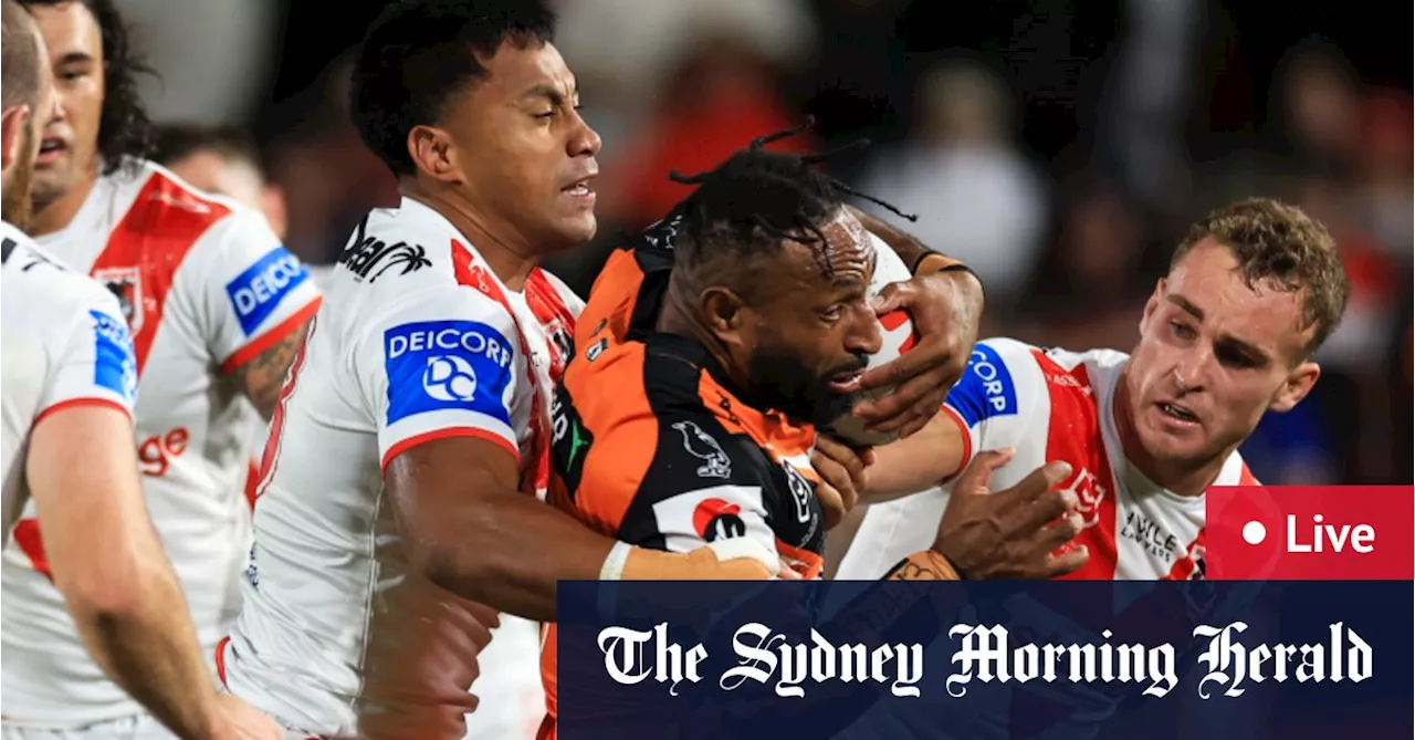 NRL round 14 LIVE: St George Illawarra Dragons v Wests Tigers at WIN Stadium