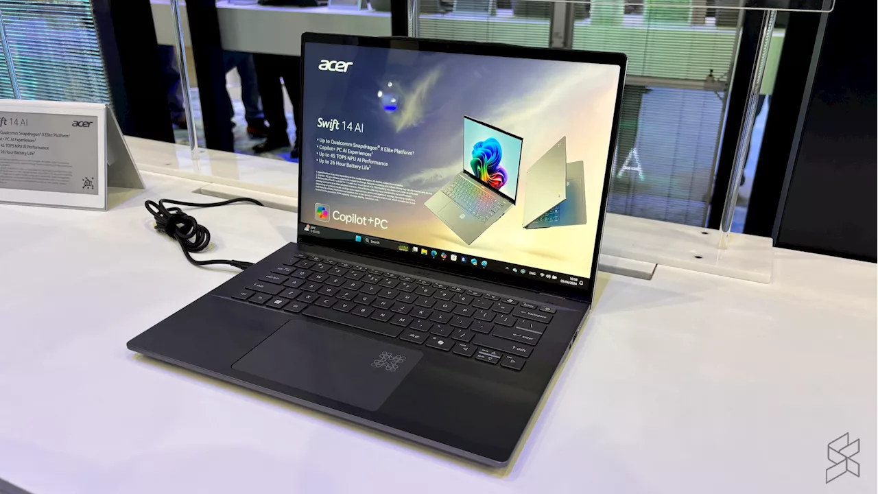 Acer Swift 14 AI: Copilot+ PC with 14.5', 120Hz display and 16 hour battery life