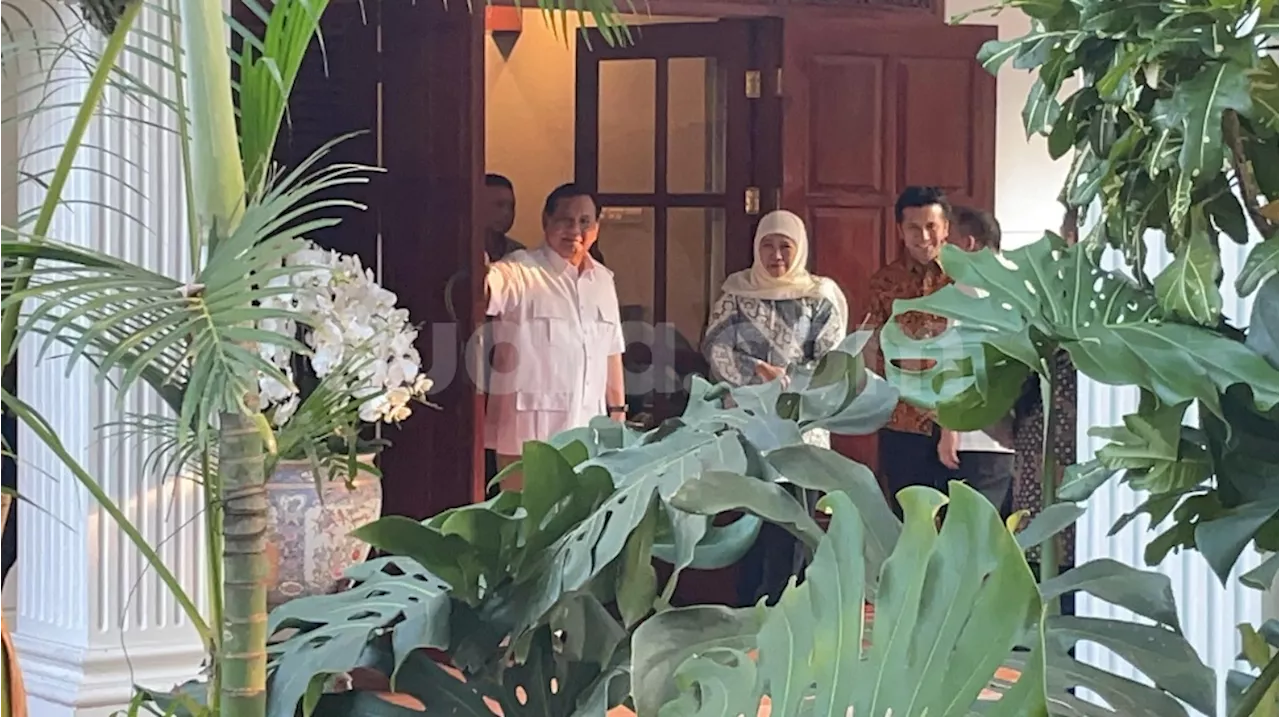 Bareng Emil Dardak ke Kertanagara, Khofifah Pede Direstui Prabowo Maju Pilgub Jatim: Insyaallah