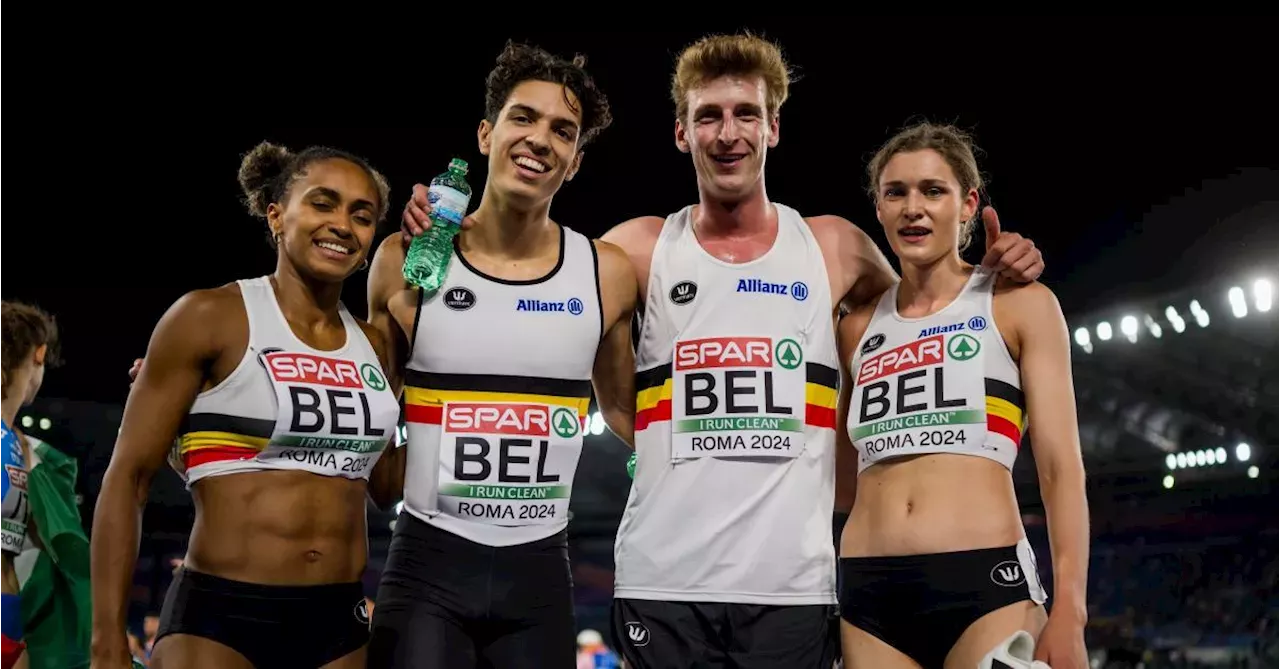 Relais: Euro D’athlétisme : Le Relais 4x400m Mixte échoue Au Pied Du ...