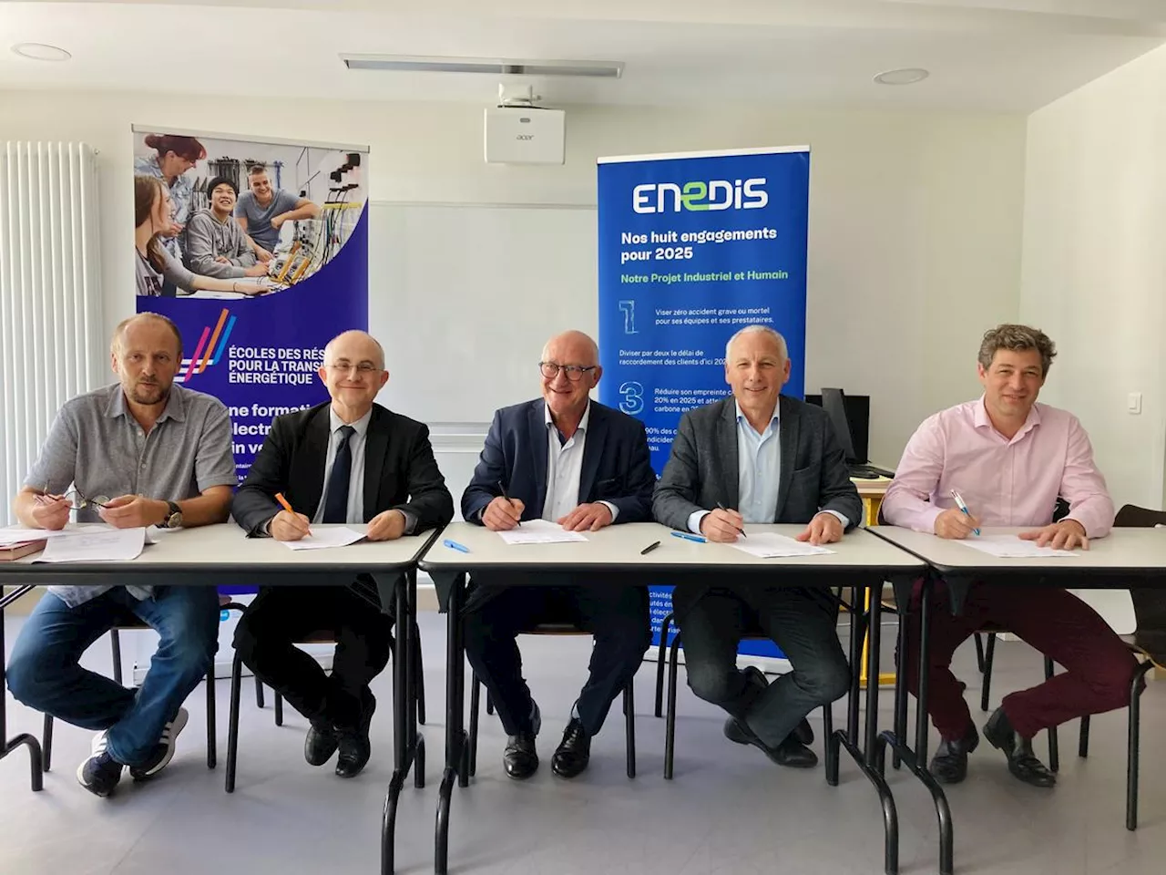 Inauguration d’un bac pro « réseaux électriques » en Lot-et-Garonne