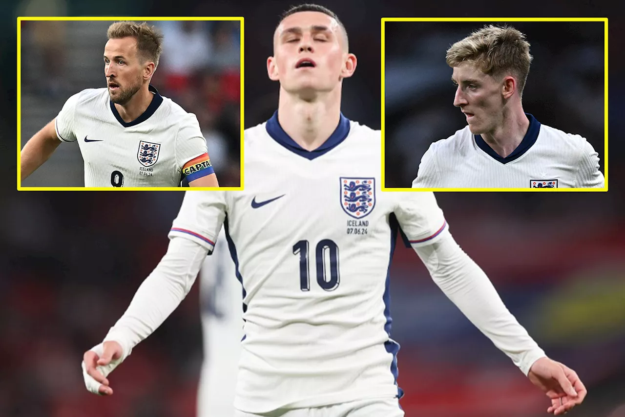 Phil Foden at risk of being benched for Euro 2024 with Anthony Gordon England’s only positive