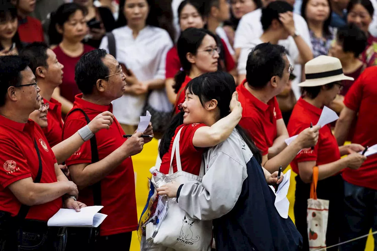 Millions of Chinese students start exams in biggest ‘gaokao’ ever