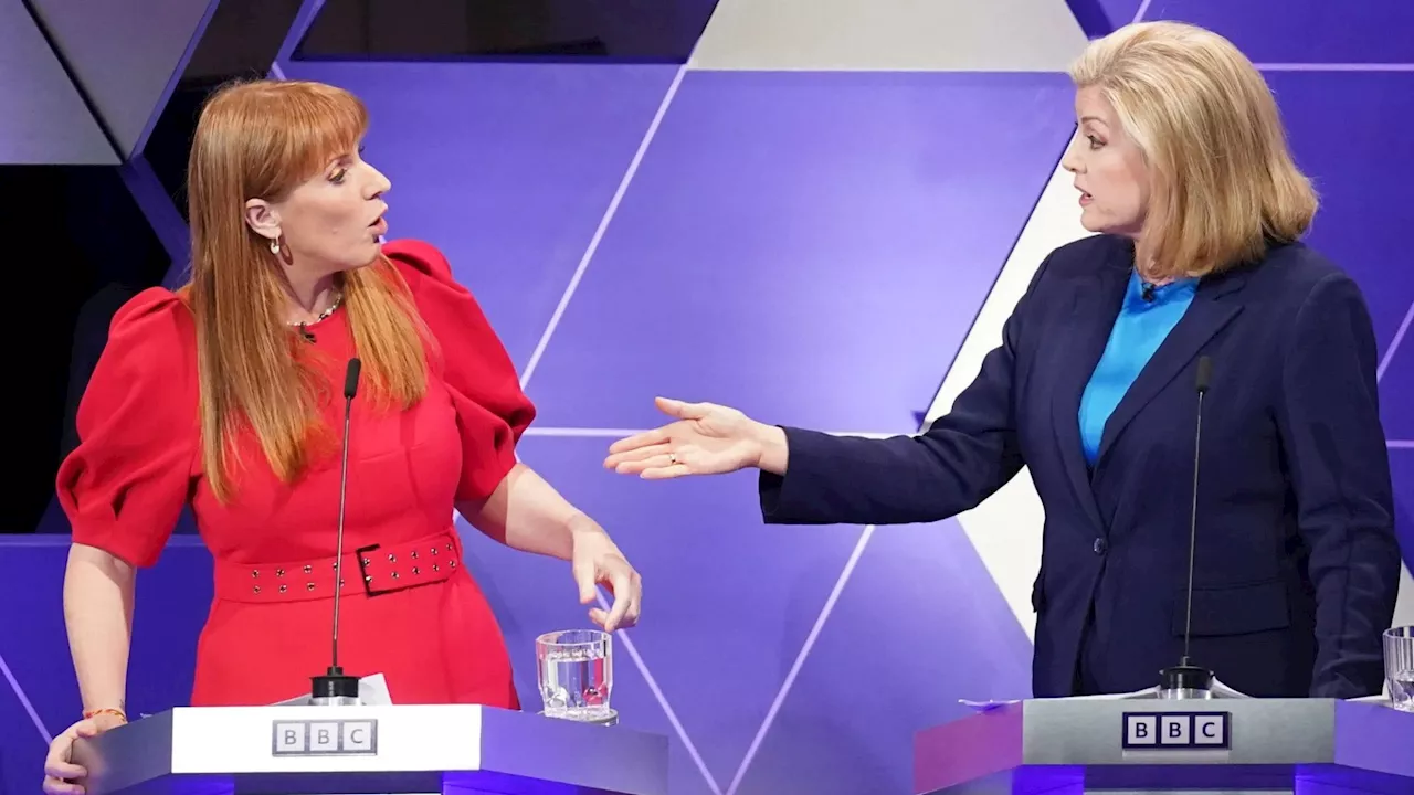 Five fiercest moments from Penny Mordaunt and Angela Rayner’s blazing TV debate